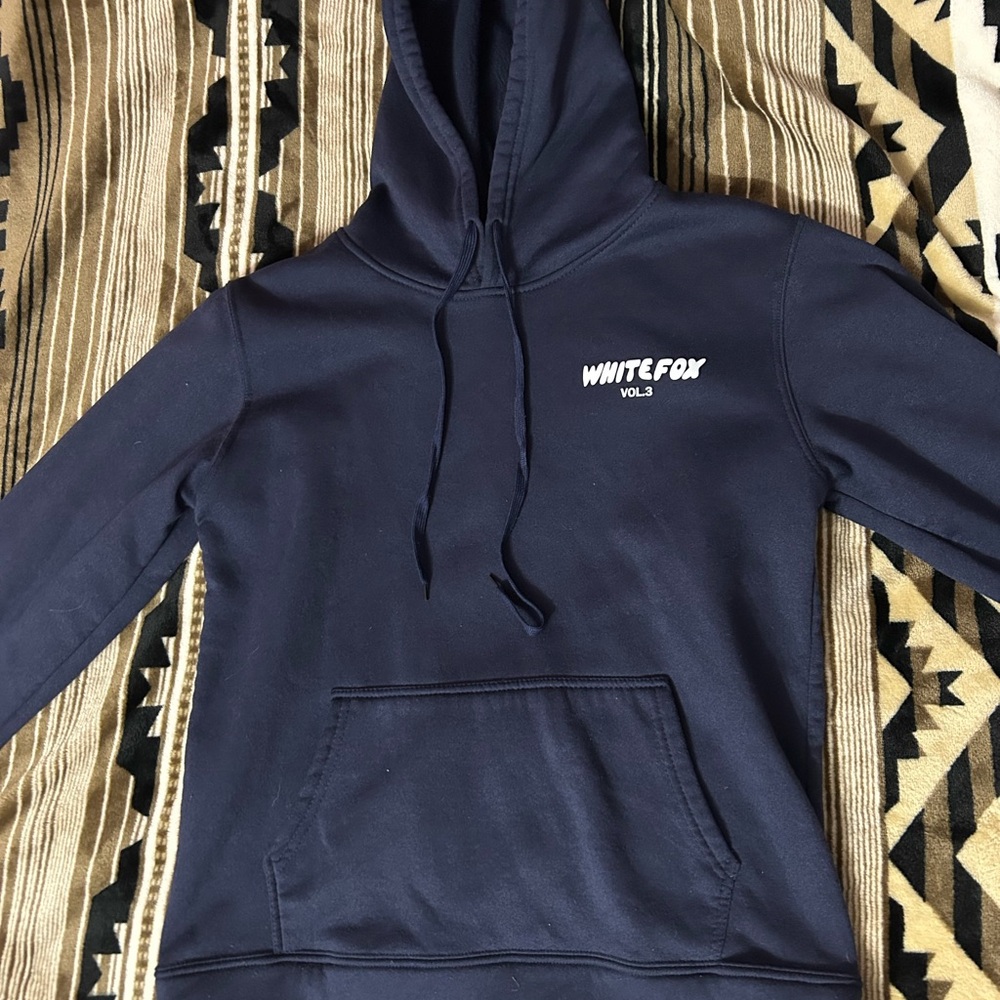 Whitefox Navy Hoodie, women’s small